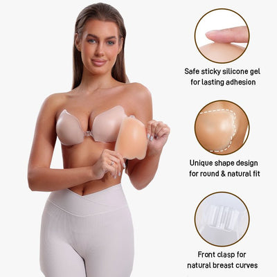 Invisible Silicone Stick On Bra - Adhesive Bras