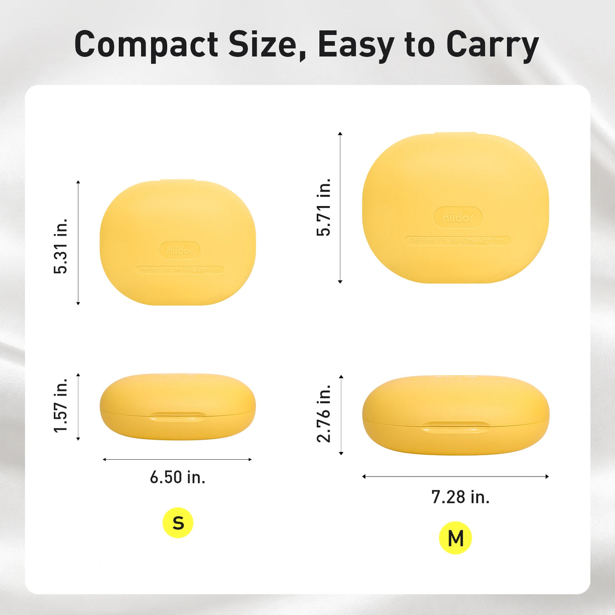 Niidor Magnetic Adhesive Bra Storage Case