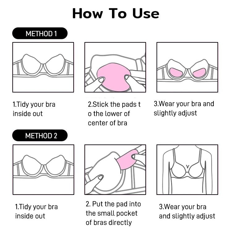 Transparent Silicone Breast Insert - Bra Inserts