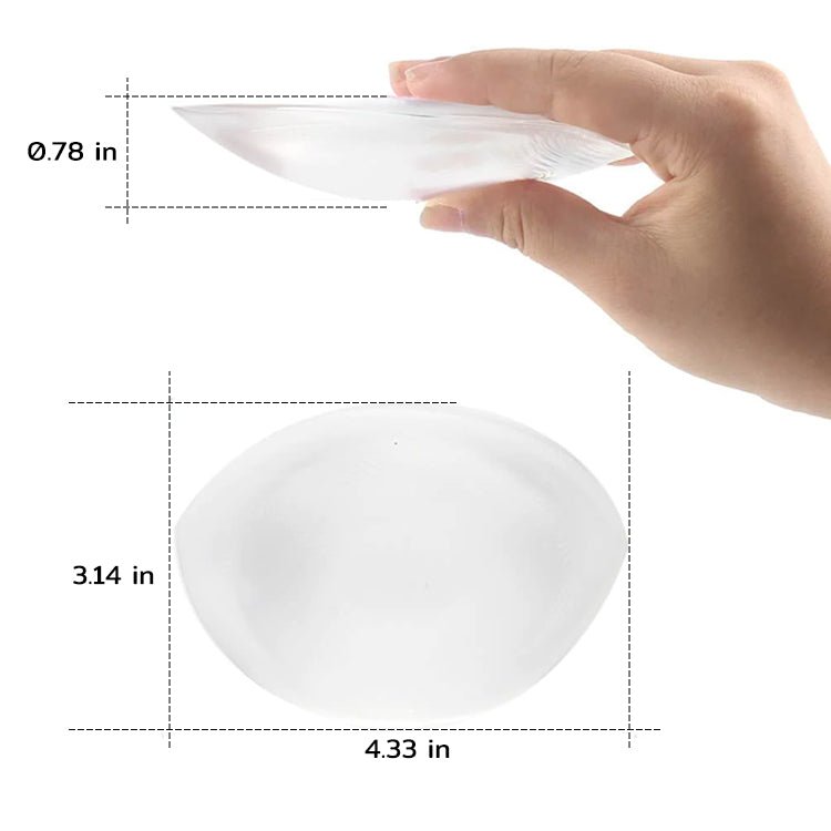 Transparent Silicone Breast Insert - Bra Inserts